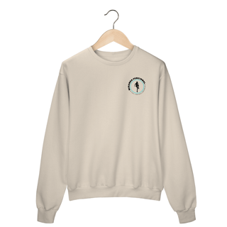 Nome do produto Moletom Premium Fechado sem Capuz Miranda Funcional - Logo na frente (Branco, Cinza e Off-White)