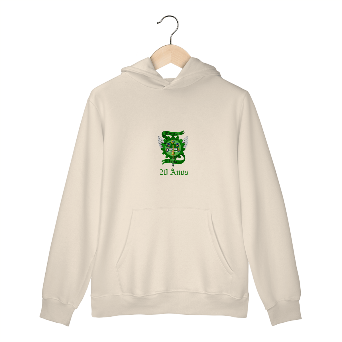 Nome do produto: [Premium] Moletom Canguru Supremacia Verde