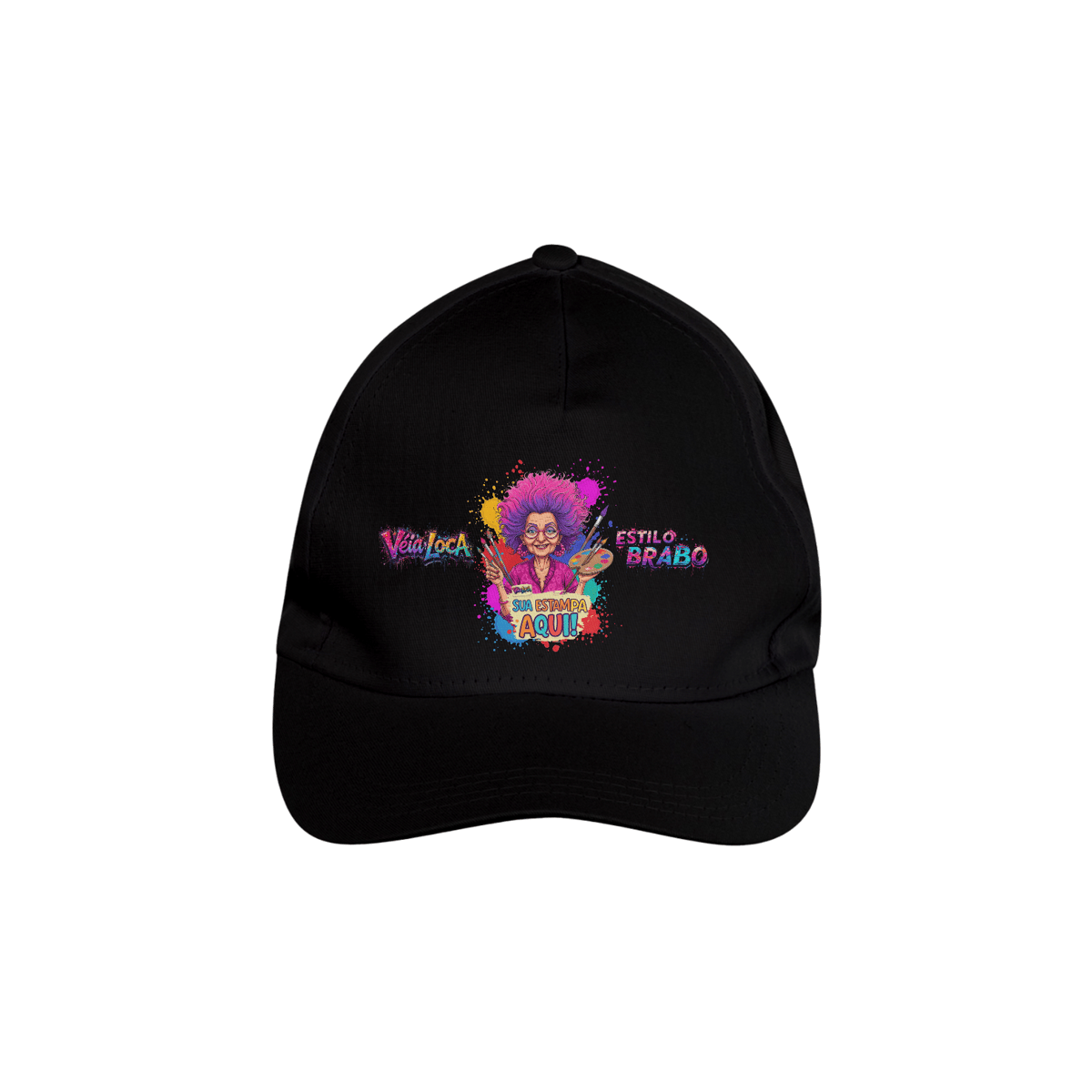 Nome do produto: [PERSONALIZÁVEL] Modelo de Boné Premium Personalizado