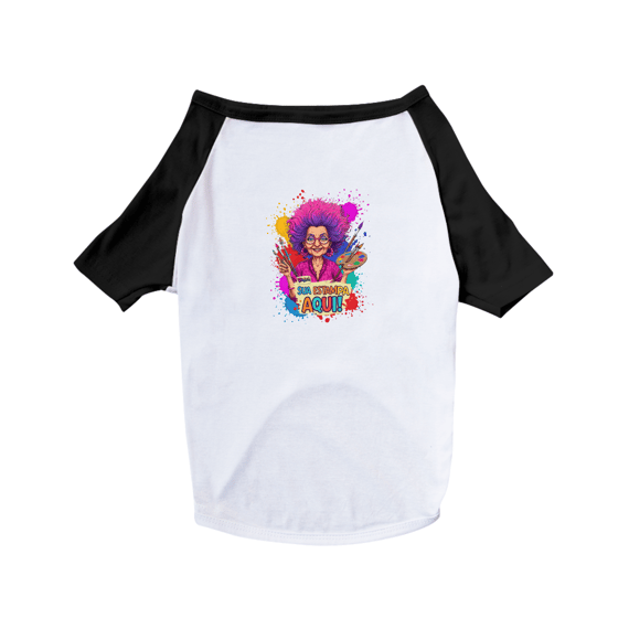 [PERSONALIZÁVEL] Modelo de Camisa para Cães Personalizada - Pet Dog (Cores Branco com Preto, Branco com amarelo-ouro, branco com rosa-pink)