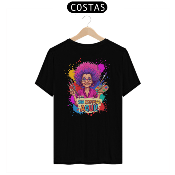 [PERSONALIZÁVEL] Modelo de Camiseta Quality Personalizada - Estampa somente na frente OU somente nas Costas