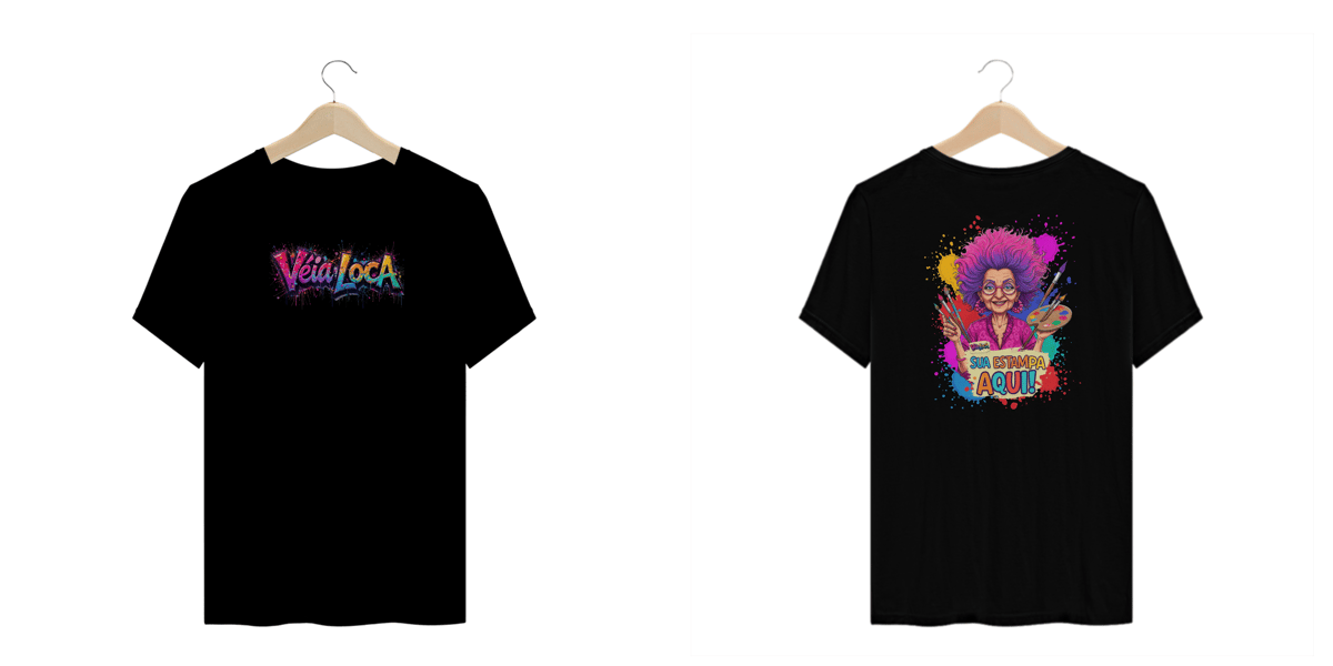 Nome do produto: [PERSONALIZÁVEL] Modelo de Camiseta PLUS SIZE Quality Personalizada - Estampa na Frente E nas Costas