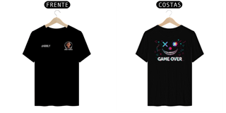 [Premium] Camiseta Gooly Game Over - Frente e Costas