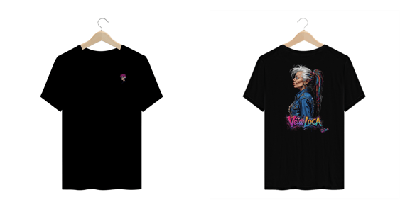[Plus Size] Camiseta Véia Loca Estilosa