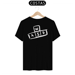 Nome do produto[Quality] Camiseta Gamer WASD