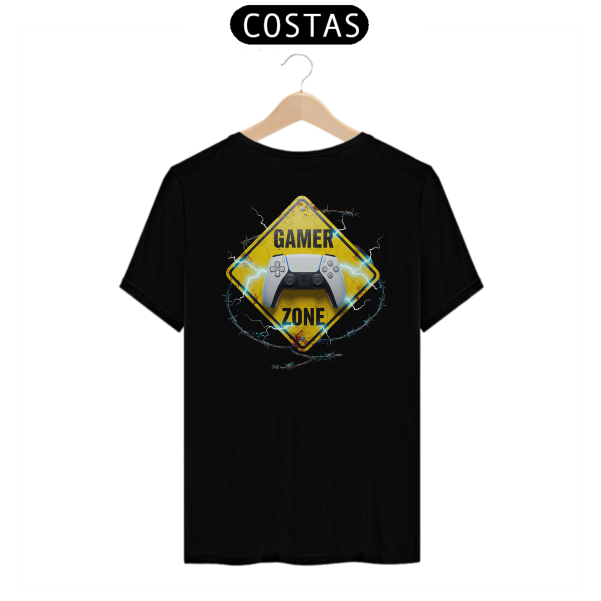 Nome do produto: [Quality] Camiseta Gamer Zone