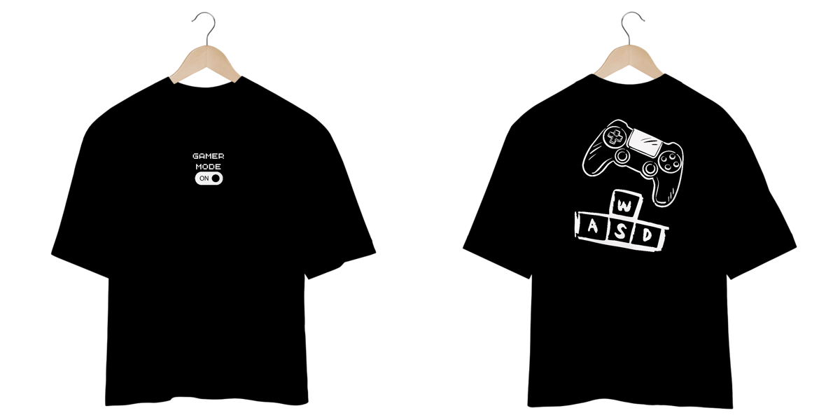 Nome do produto: [Oversized] Camiseta Gamer
