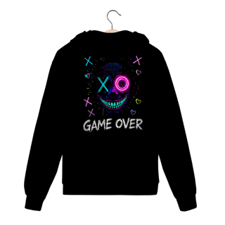 Moletom Premium com Zíper Game Over