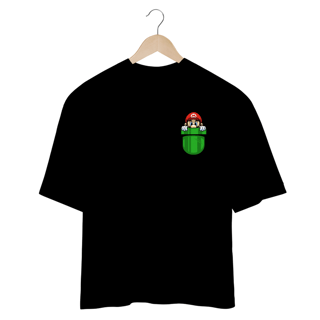 Nome do produto[Oversized] Camiseta Super Mário no Bolso