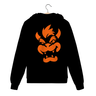 Moletom Premium com zíper Bowser/Koopa