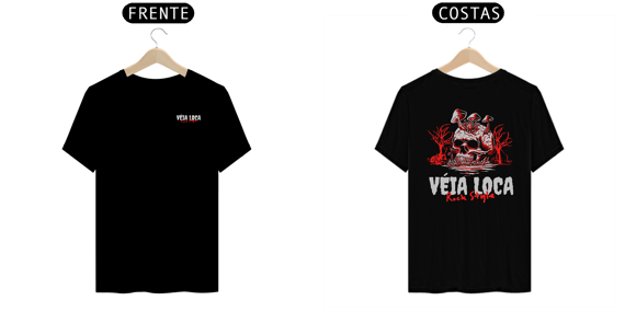 [Quality] Camiseta Caveira Psicodélica Rock Style