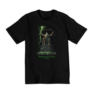 [Infantil] Camiseta Supremacia Verde (2 a 8 anos)