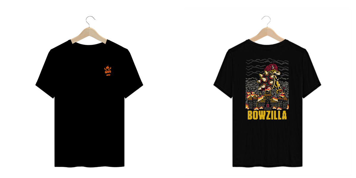 Nome do produto: [Plus Size] Camiseta Bowzilla