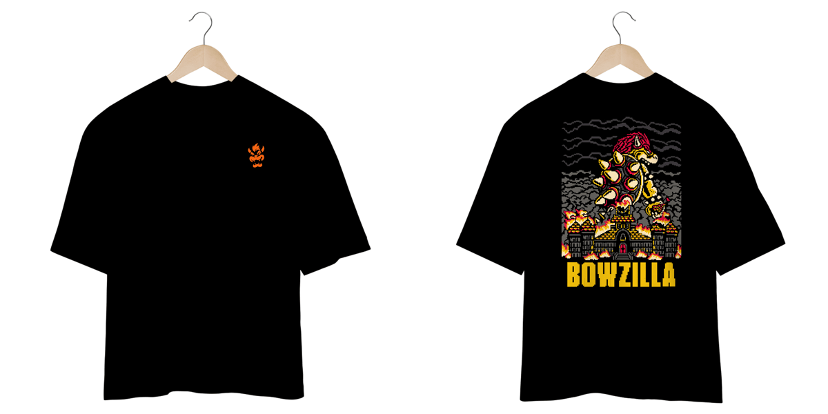 Nome do produto: [Oversized] Camiseta Bowzilla
