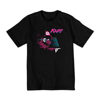 Nome do produto[Infantil] Camiseta Mario Kart (2 a 8 anos)