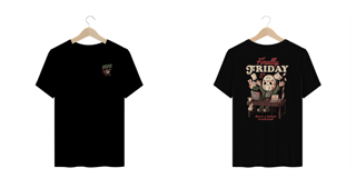 Nome do produto[Plus Size] Camiseta - Jason, finalmente sextou!