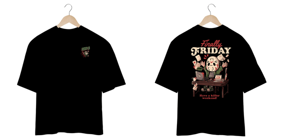 [Oversized] Camiseta - Jason, finalmente sextou!