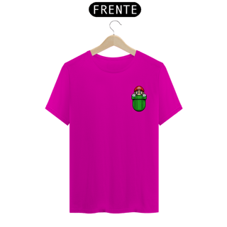 Nome do produto[Quality] Camiseta Super Mário no Bolso