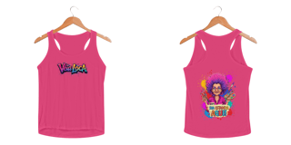 Nome do produto[PERSONALIZÁVEL] Modelo de Camiseta Regata Feminina SPORT DRY FIT UV Personalizada - Estampa na Frente E nas Costas