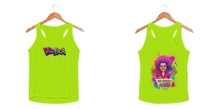Nome do produto[PERSONALIZÁVEL] Modelo de Camiseta Regata Feminina SPORT DRY FIT UV Personalizada - Estampa na Frente E nas Costas