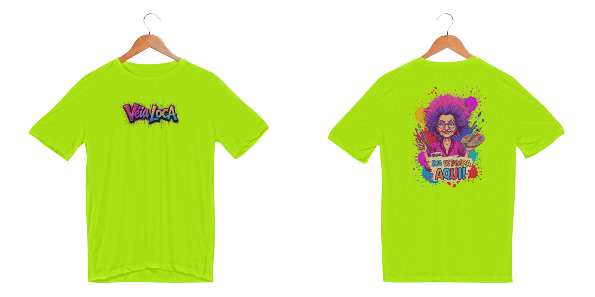 Nome do produto: [PERSONALIZÁVEL] Modelo de Camiseta SPORT DRY FIT UV Personalizada - Estampa na Frente E nas Costas
