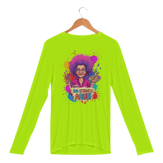 Nome do produto[PERSONALIZÁVEL] Modelo de Camisa Manga Longa SPORT DRY FIT UV Personalizada - Estampa somente na Frente OU somente nas Costas