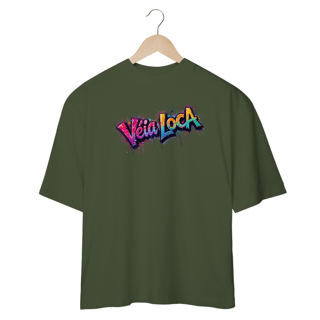 Nome do produto[Oversized] Camiseta Véia Loca (Frente)