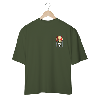 Nome do produto[Oversized] Camiseta Super Mushroom de Bolso