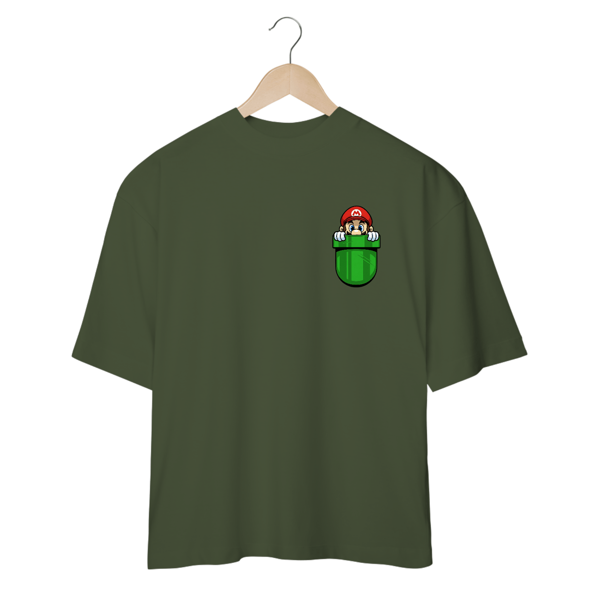 Nome do produto: [Oversized] Camiseta Super Mário no Bolso