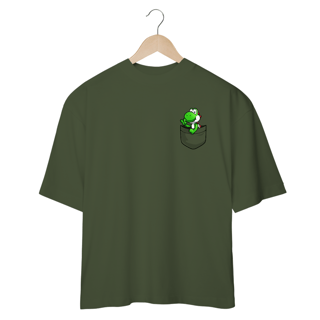 Nome do produto[Oversized] Camiseta Yoshi no Bolso