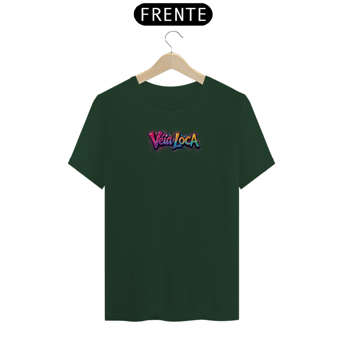 Nome do produto: [Algodão Peruano] Camiseta Véia Loca - Mete o estilo no peito!