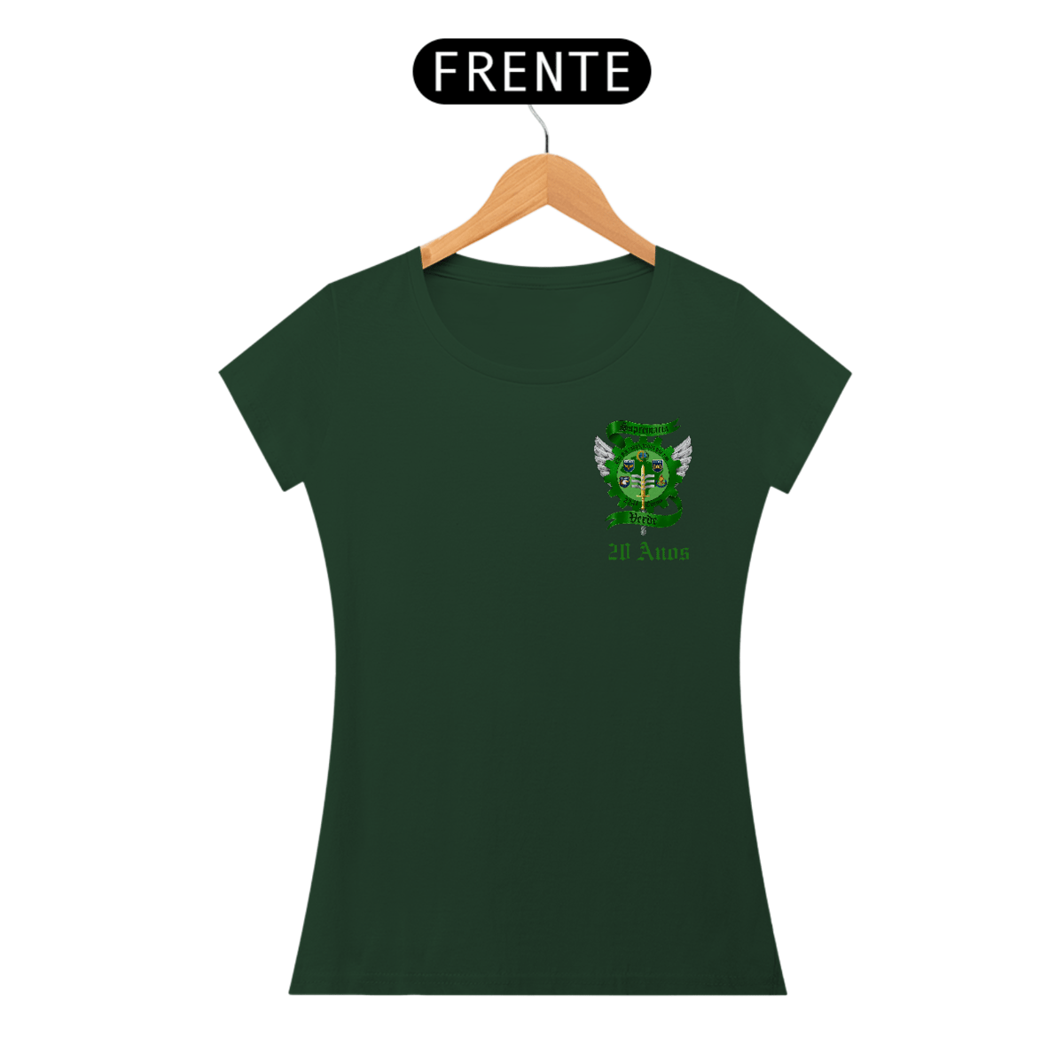 Nome do produto: [Algodão Peruano] Baby Long Supremacia Verde