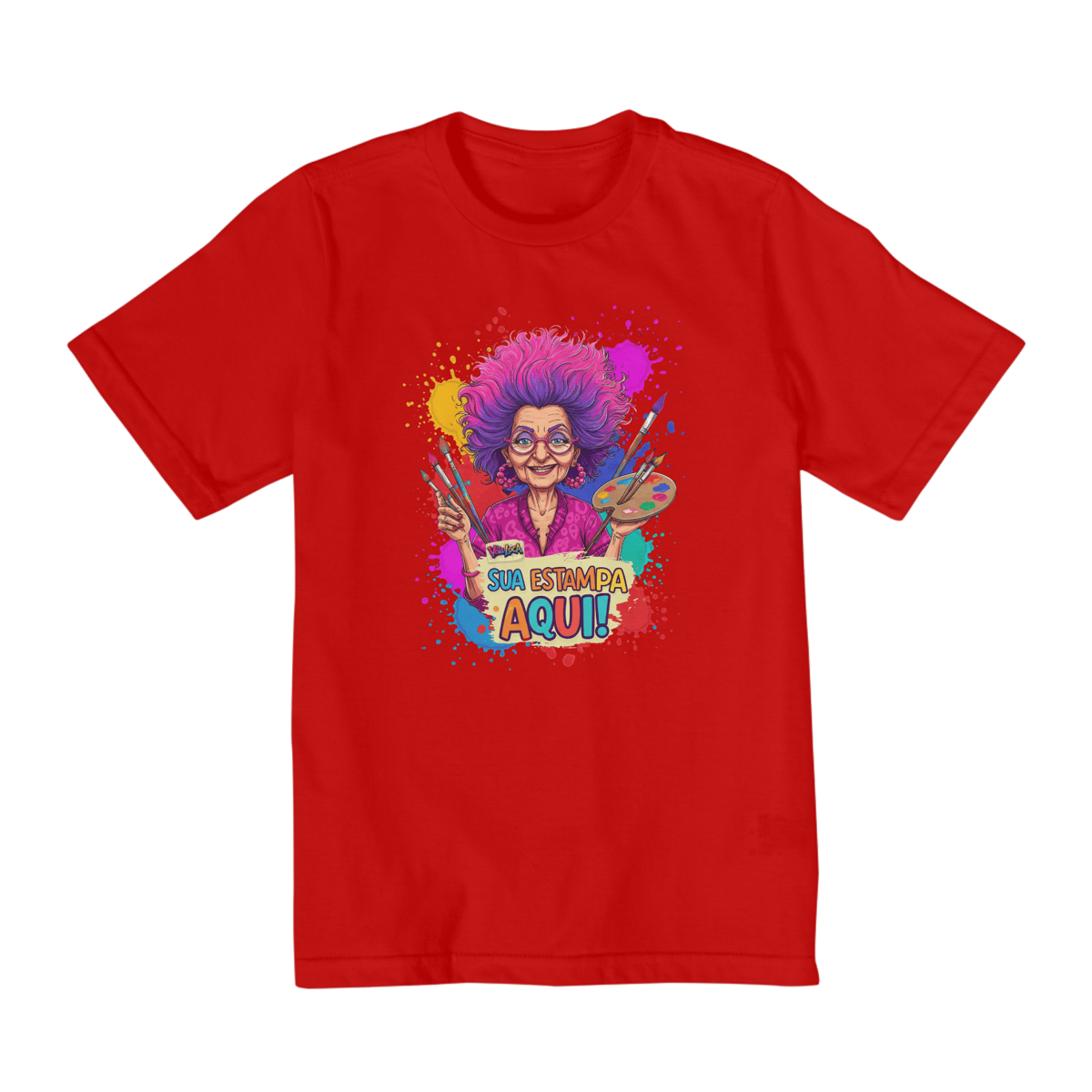 Nome do produto: [PERSONALIZÁVEL] Camiseta Infantil Quality - 10 a 14 anos
