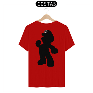 Nome do produto [Quality] Camiseta Super Mario: Silhueta (Costas)