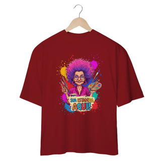 Nome do produto[PERSONALIZÁVEL] Modelo de Camiseta Oversized Personalizada - Estampa somente na frente OU somente nas costas