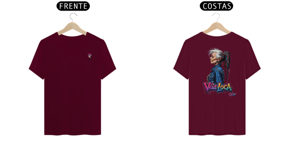 [Quality] Camiseta Véia Loca Estilosa