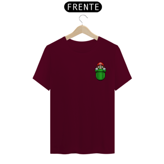 Nome do produto[Quality] Camiseta Super Mário no Bolso