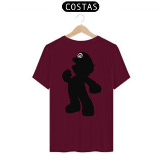 Nome do produto [Quality] Camiseta Super Mario: Silhueta (Costas)