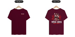 Nome do produto [Quality] Camiseta Caveira Psicodélica Rock Style