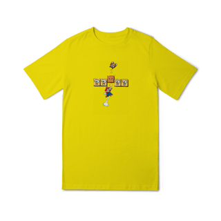[Infantil] Camiseta Super Mario - Soco no Bloco (10 a 14 anos)