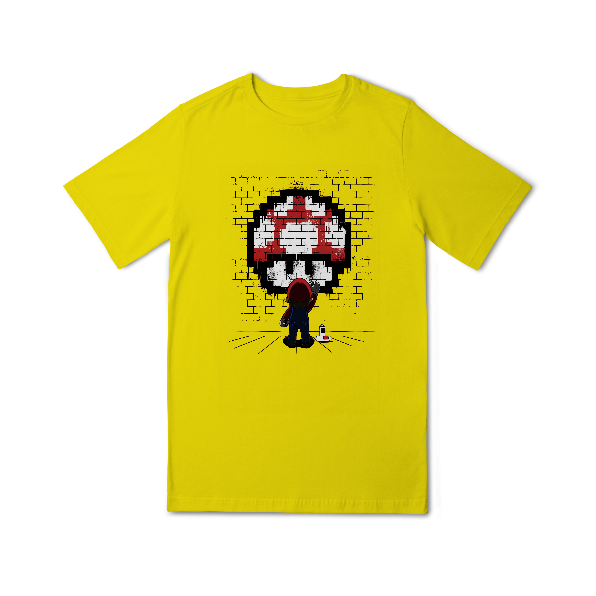 Nome do produto: [Infantil] Camiseta Super Mario Grafiteiro (10 a 14 anos)