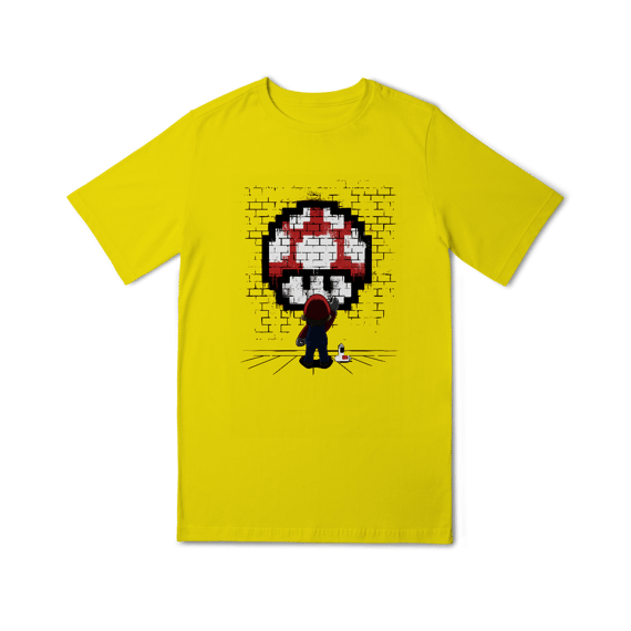 [Infantil] Camiseta Super Mario Grafiteiro (10 a 14 anos)