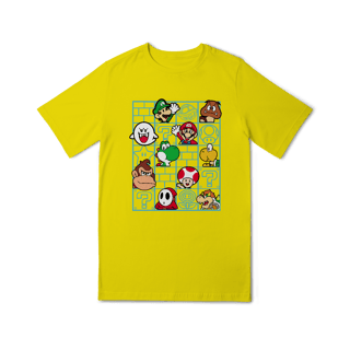 Nome do produto[Infantil] Camiseta Super Mário Nostalgia (10 a 14 anos)