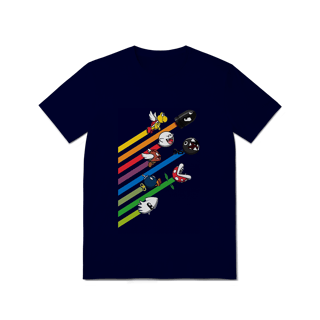 Nome do produto [Quality] Camiseta Corrida dos Vilões – Super Mario