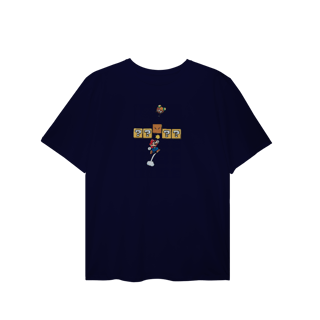 [Plus Size] Camiseta Super Mario – Soco no Bloco