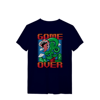 Nome do produto[Quality] Camiseta Super Mario Game Over
