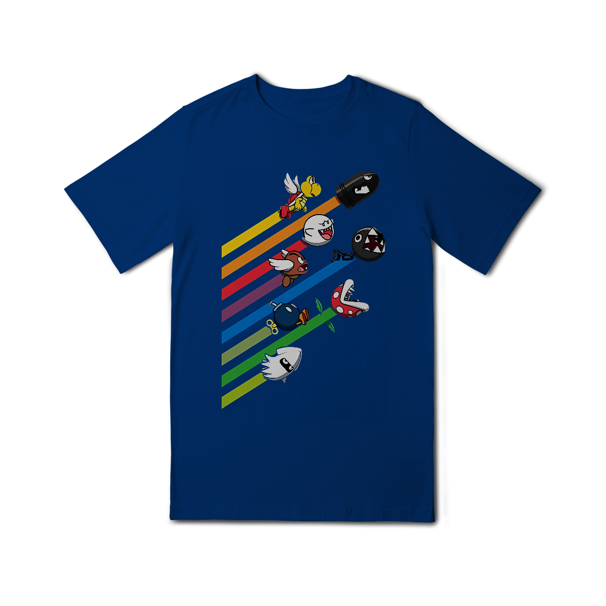 Nome do produto: [Infantil] Camiseta Corrida dos Vilões – Super Mario (10 a 14 anos)