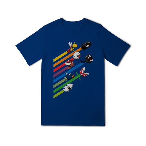 [Infantil] Camiseta Corrida dos Vilões – Super Mario (10 a 14 anos)