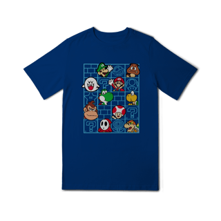 Nome do produto[Infantil] Camiseta Super Mário Nostalgia (10 a 14 anos)