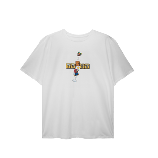 Nome do produto [Plus Size] Camiseta Super Mario – Soco no Bloco